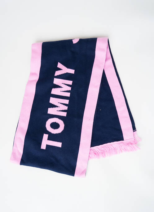 Eșarfă roz TOMMY HILFIGER femeie