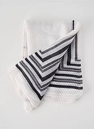 Eșarfă alb PIECES femeie