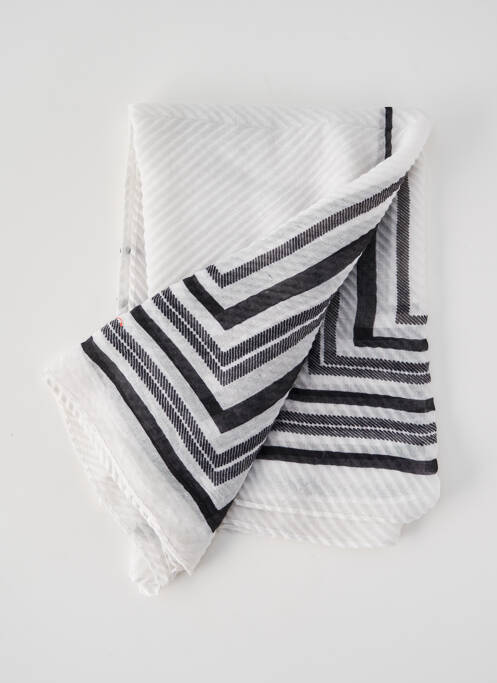 Eșarfă alb PIECES femeie