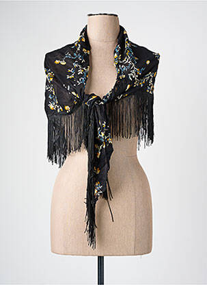 Eșarfă negru PIECES femeie