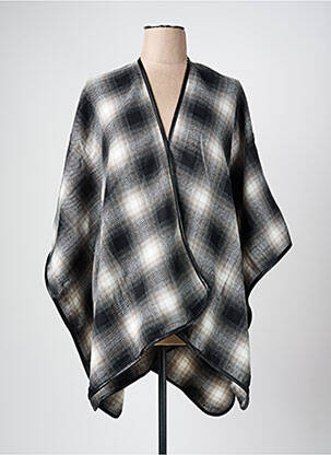 Poncho gri ONLY femeie