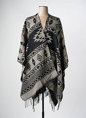 Poncho negru ONLY femeie