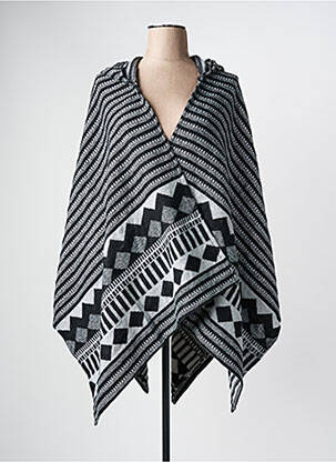 Poncho negru ONLY femeie
