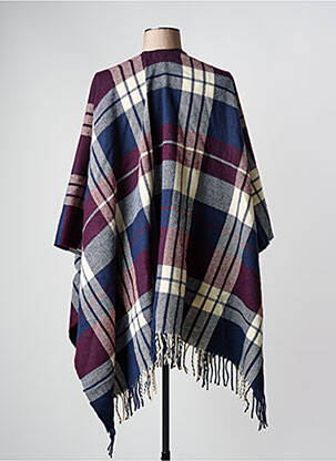 Poncho albastru ONLY femeie