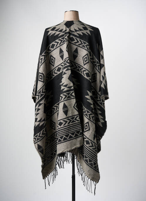 Poncho negru ONLY femeie