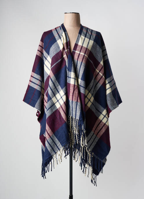 Poncho albastru ONLY femeie