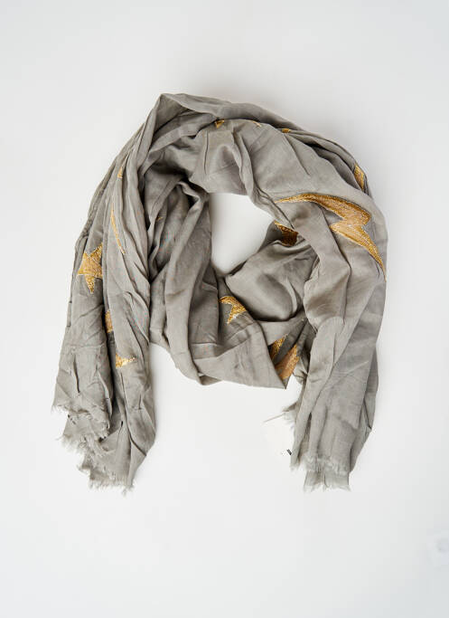 Eșarfă gri BIRDS ON THE RUN femeie