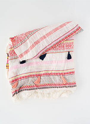 Eșarfă roz PIECES femeie