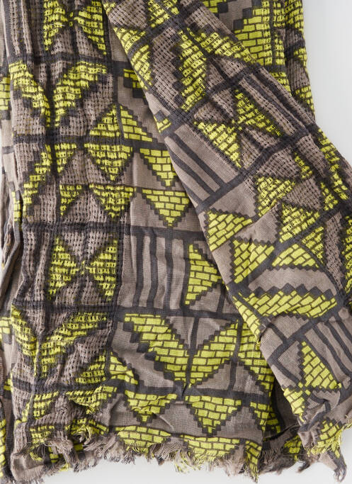 Eșarfă galben PIECES femeie