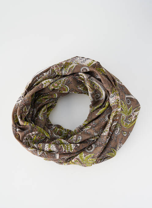 Eșarfă maro PIECES femeie