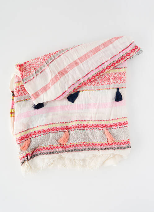 Eșarfă roz PIECES femeie