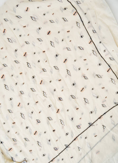 Eșarfă bej PIECES femeie