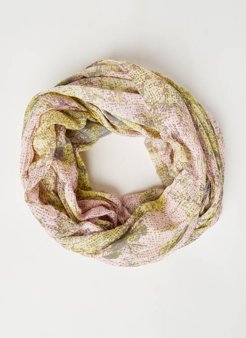 Eșarfă galben PIECES femeie