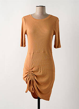 Rochie midi portocalie ONLY femeie