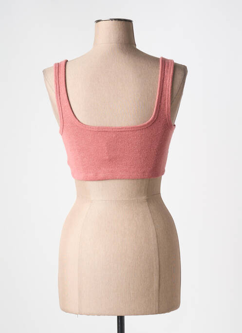 Top scurt portocaliu ONLY femeie