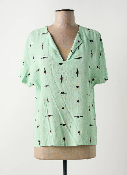 Tricou verde VILA femeie