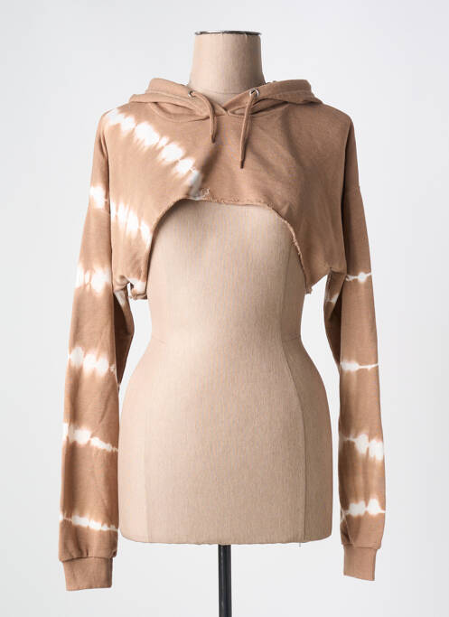 Hanorac cu glugă maro TALLY WEIJL femeie