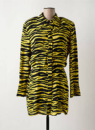 Rochie scurtă galben MANGO femeie