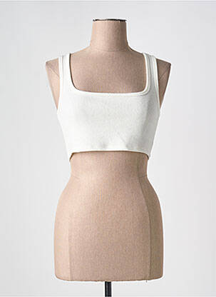 Top scurt bej ONLY femeie