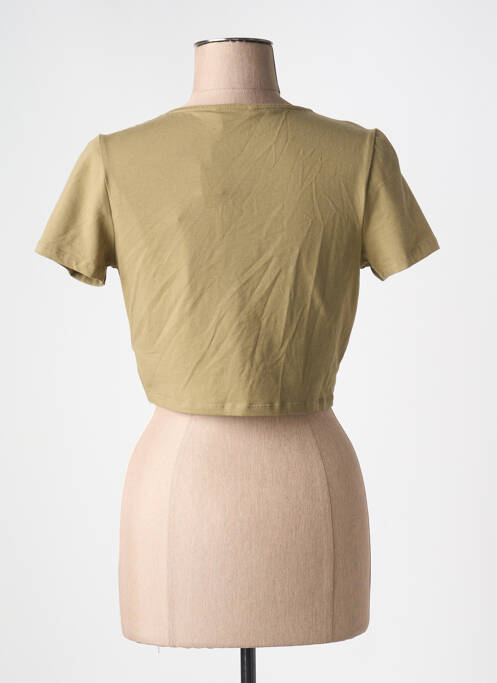 Top scurt verde ONLY femeie