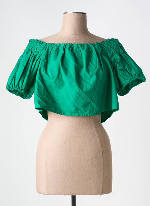 Top verde JACQUELINE DE YONG femeie