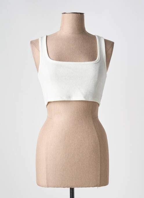 Top scurt bej ONLY femeie