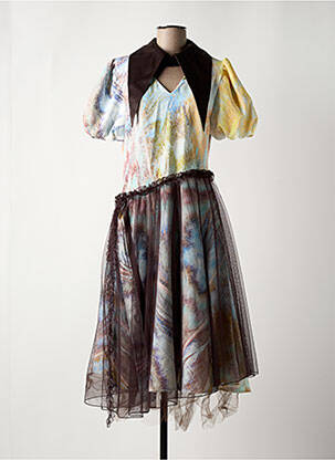 Rochie midi maro YOUNG DESIGNERS femeie