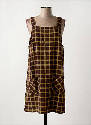 Rochie scurtă maro ONLY femeie