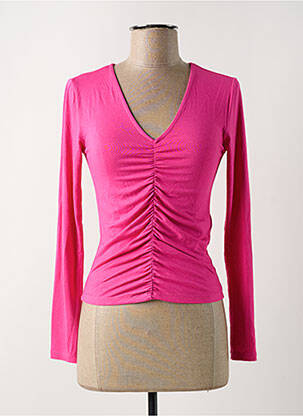 Tricou roz JACQUELINE DE YONG femeie