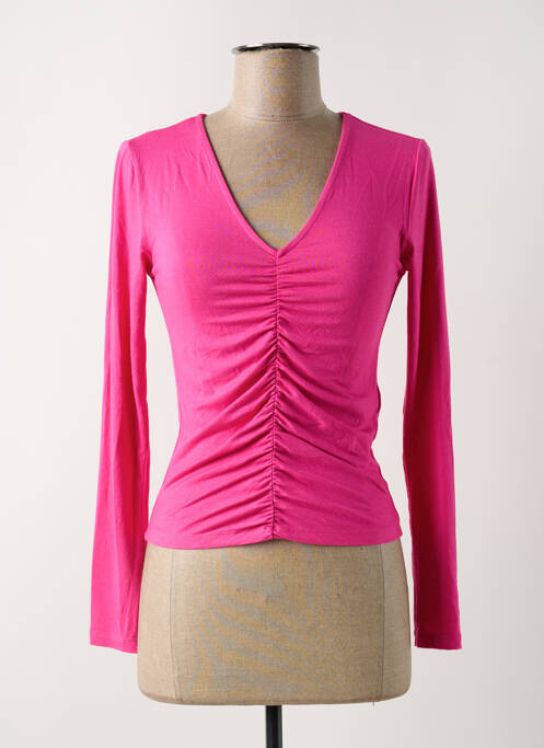 Tricou roz JACQUELINE DE YONG femeie