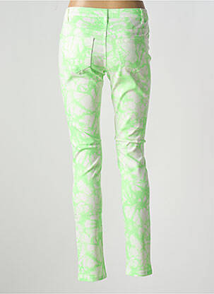 Pantalon slim verde PIECES femeie