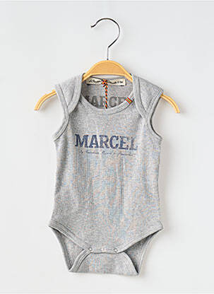 Body de lenjerie gri LE FABULEUX MARCEL DE BRUXELLES copil