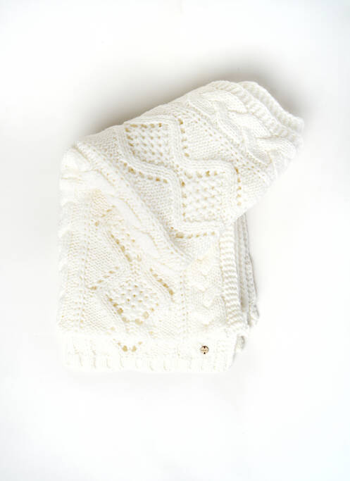 Eșarfă alb EDC femeie