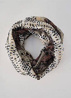 Eșarfă maro PIECES femeie