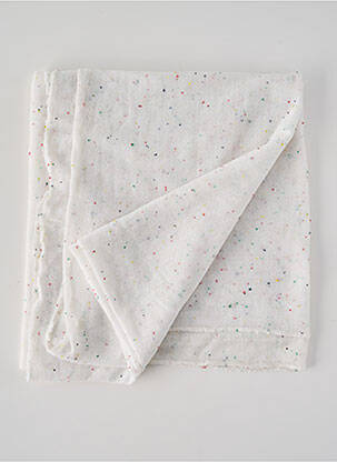 Eșarfă alb PIECES femeie