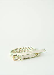 Curea alb PIECES femme