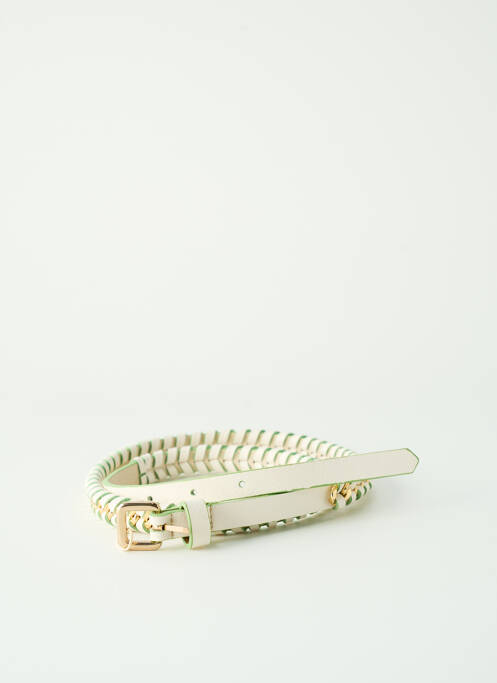 Curea alb PIECES femeie