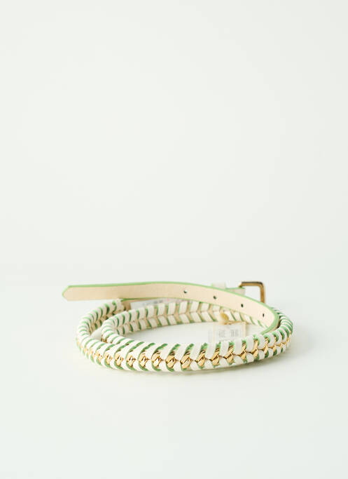 Curea alb PIECES femeie