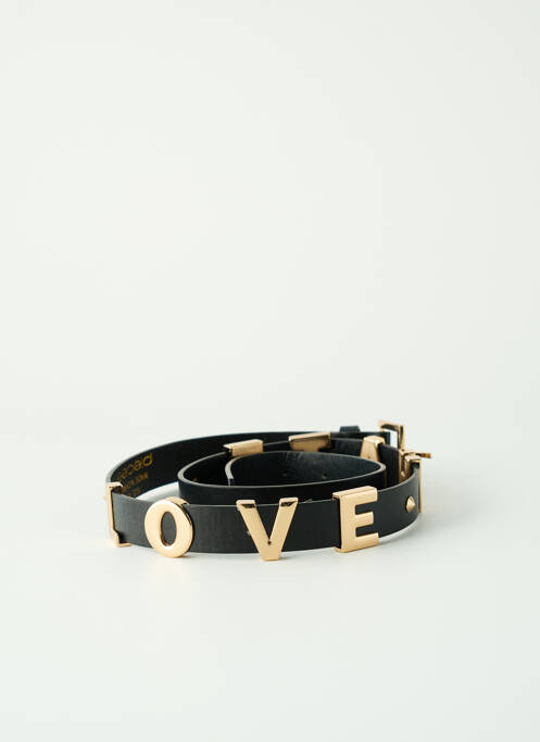 Curea negru PIECES femeie