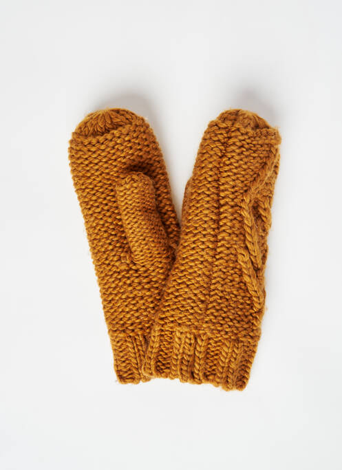 Mănuși maro PIECES femeie