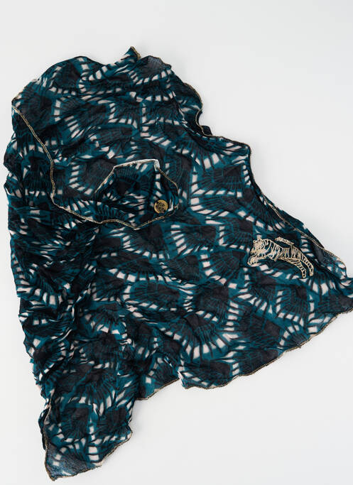 Eșarfă verde BIRDS ON THE RUN femeie