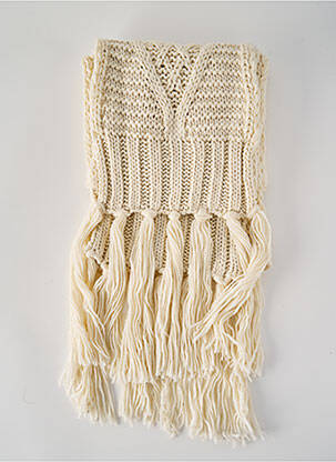 Eșarfă bej PIECES femeie