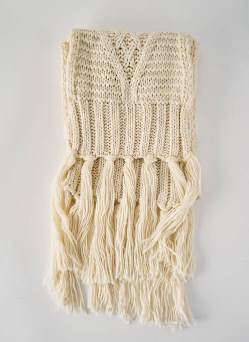 Eșarfă bej PIECES femeie