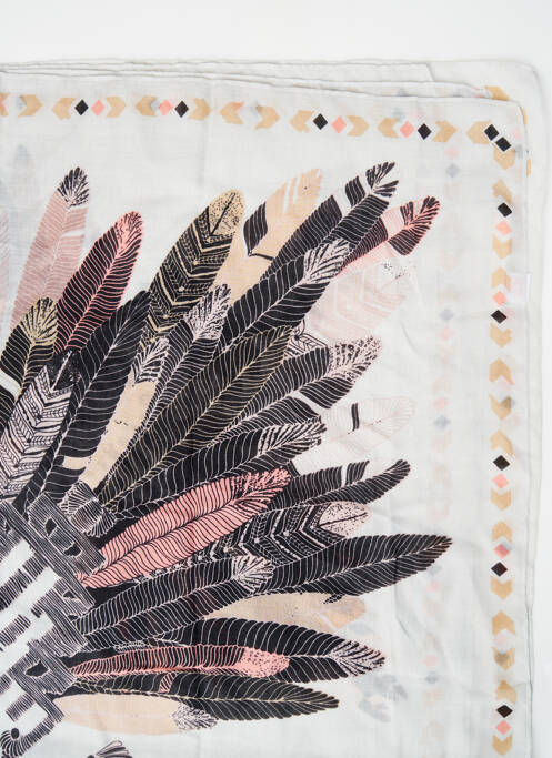 Eșarfă alb PIECES femeie