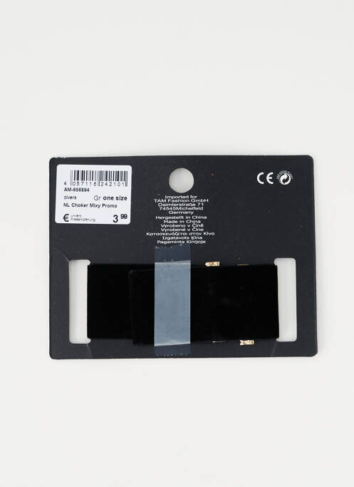 Colier negru HAILYS femeie