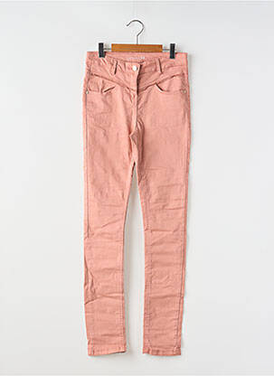 Pantalon slim roz TAPE À L'OEIL fată