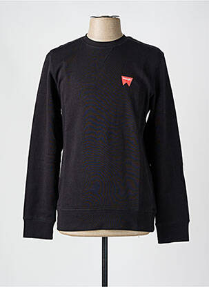 Hanorac guler rotund negru WRANGLER bărbat