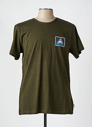 Tricou guler rotund maro BLEND bărbat