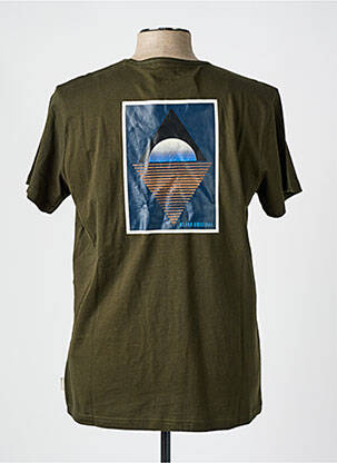 Tricou guler rotund maro BLEND bărbat