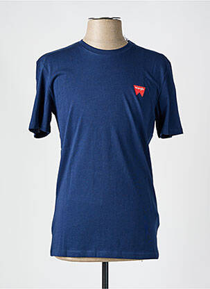 Tricou guler rotund albastru WRANGLER bărbat